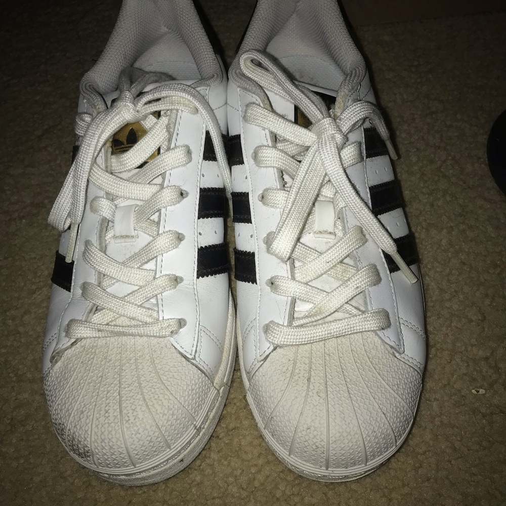 Adidas White and Black Sneakers